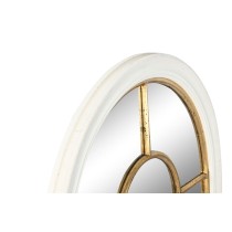 Wall mirror Home ESPRIT White Golden Window 68 x 4 x 128 cm