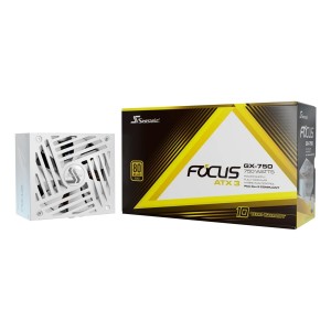 Stromquelle SeaSonic FOCUS-GX-750-V4-WHITE ATX 750 W 80 Plus Gold RoHS CE BSMI CB