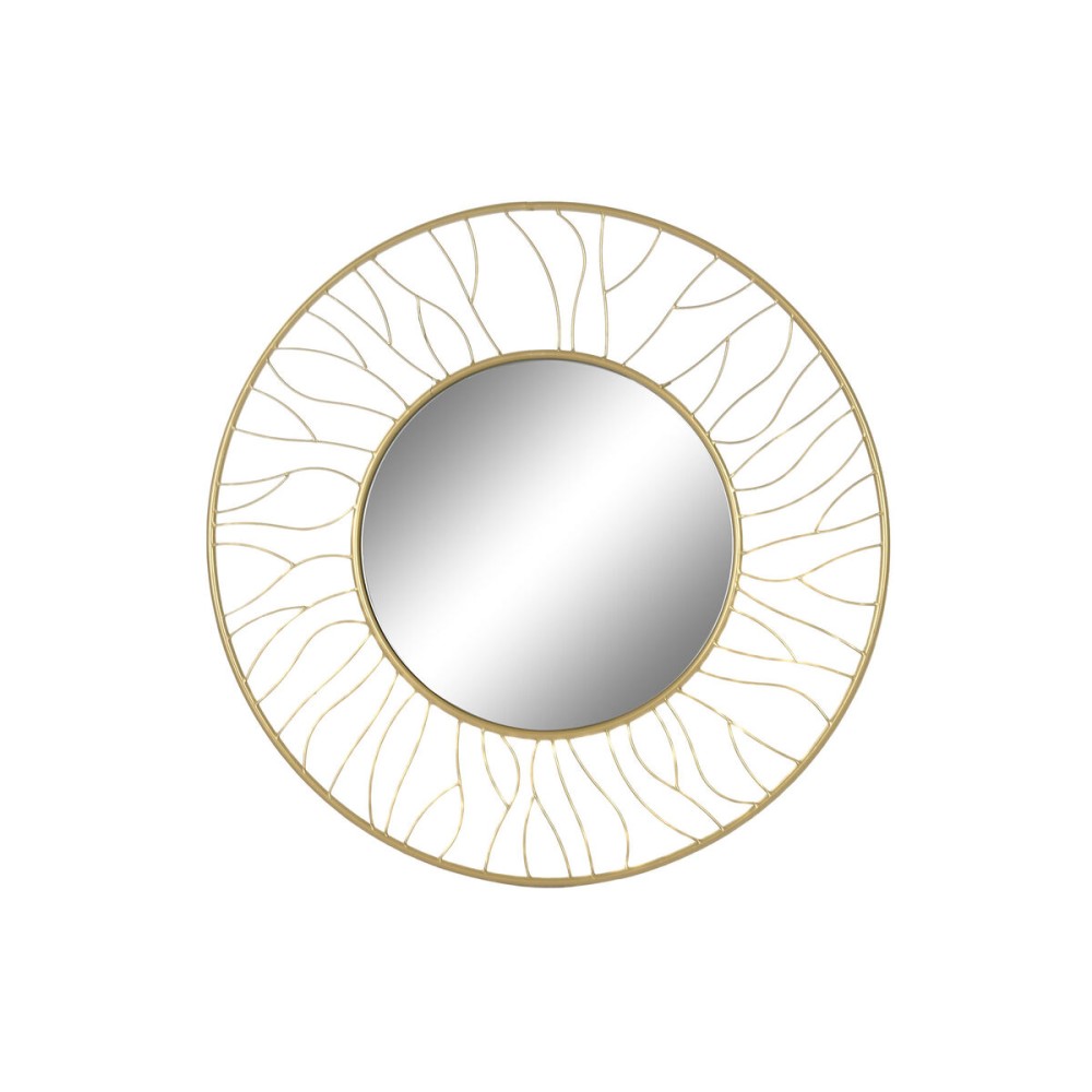 Wall mirror Home ESPRIT Golden 70 x 2 x 70 cm