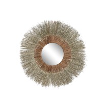 Miroir mural Home ESPRIT Marron Naturel Tropical 130 x 17 x 130 cm