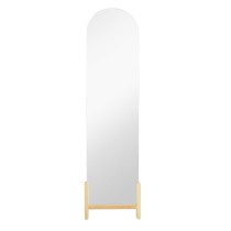 Dressing Mirror Home ESPRIT Natural Crystal Pinewood 40 x 10 x 160 cm