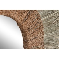 Miroir mural Home ESPRIT Marron Naturel Tropical 130 x 17 x 130 cm