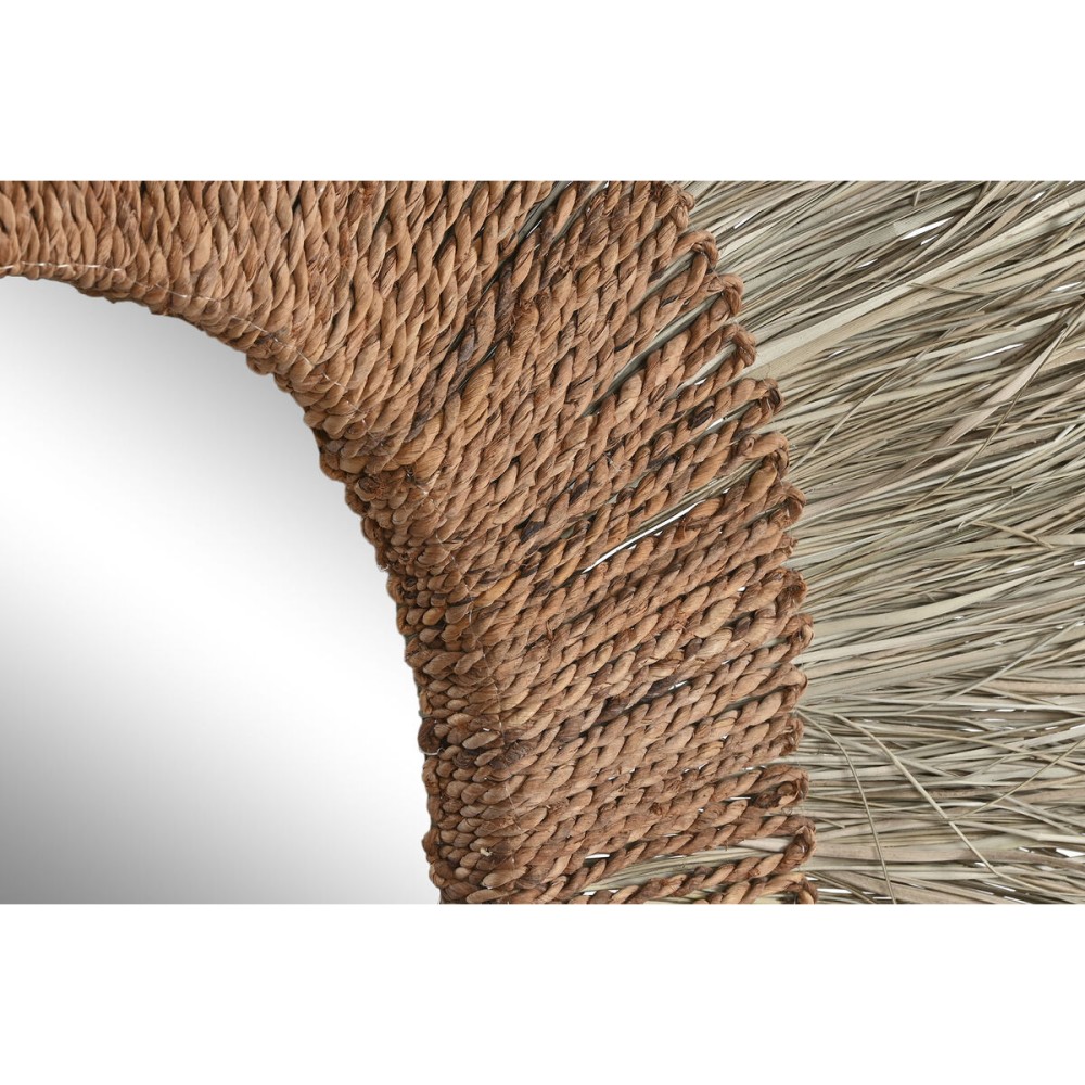 Miroir mural Home ESPRIT Marron Naturel Tropical 130 x 17 x 130 cm