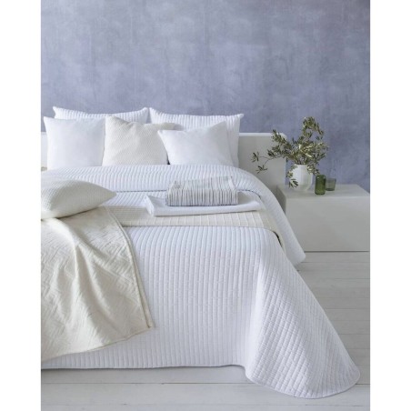 Bedspread (quilt) Hosteline AGNES White Single (1 Piece)