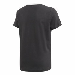 Kurzarm-T-Shirt für Kinder Adidas  YG BF Tee  Schwarz