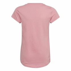 Child's Short Sleeve T-Shirt Adidas  Graphic  Pink