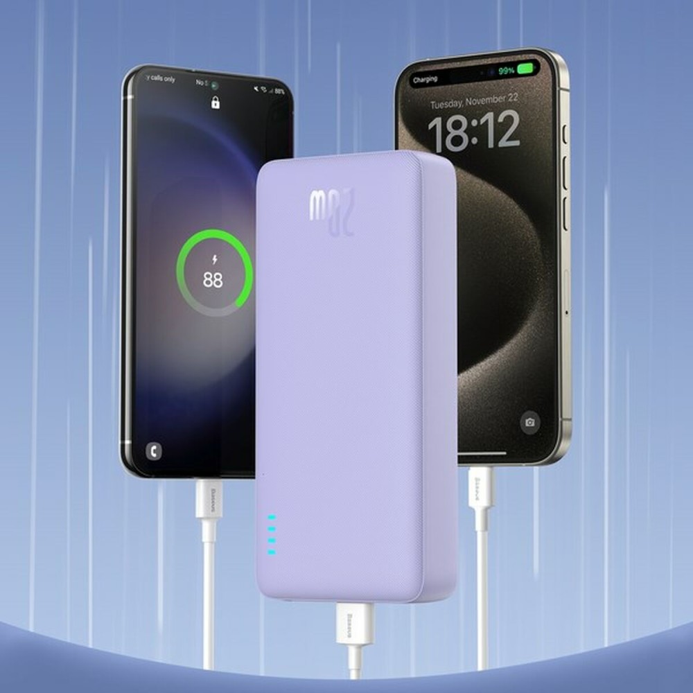 Powerbank Baseus P10022804513-00 Purpur 20000 mAh 74 WH