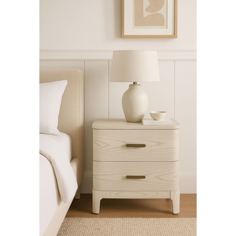 Nachttisch Home ESPRIT Hellgrau 53 x 42 x 56,2 cm
