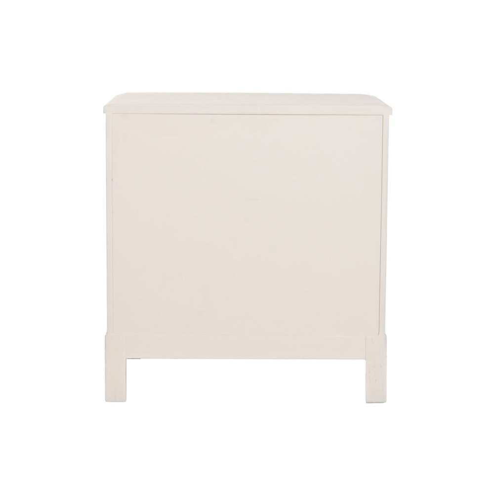Table de Nuit Home ESPRIT Gris clair 53 x 42 x 56,2 cm