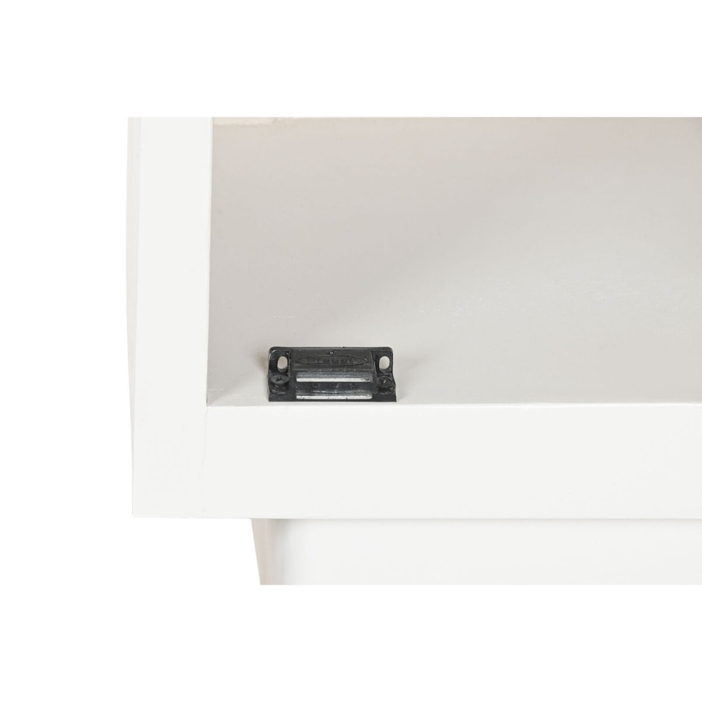Table de Nuit Home ESPRIT Blanc Naturel 40 x 35 x 50 cm
