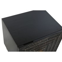 Nachttisch Home ESPRIT Schwarz Gold 50 x 40 x 50 cm