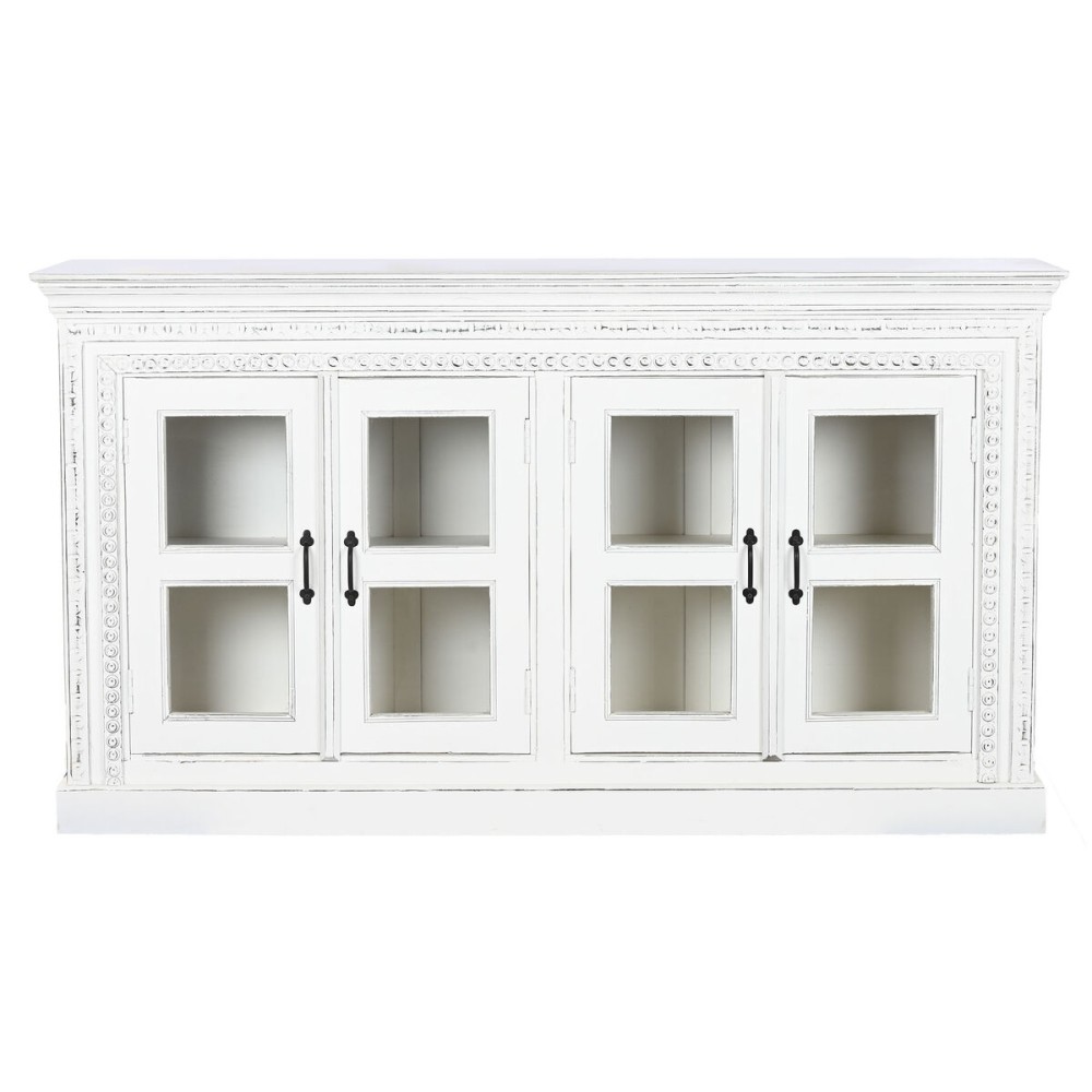 Sideboard Home ESPRIT White Crystal Mango wood 180 x 40 x 100 cm