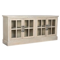 Buffet Home ESPRIT Naturel Bois Verre 180 x 40 x 82 cm