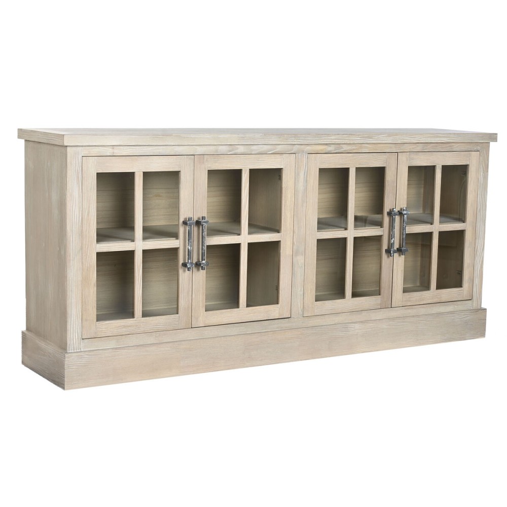 Anrichte Home ESPRIT natürlich Holz Kristall 180 x 40 x 82 cm