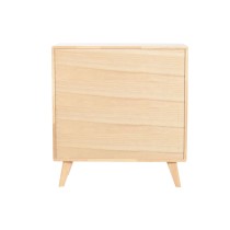 Sideboard Home ESPRIT Natural Metal Rattan Rubber wood 73,5 x 35 x 78 cm