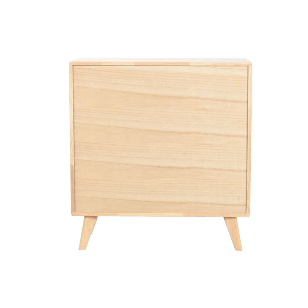 Anrichte Home ESPRIT natürlich Metall Rattan Kautschukholz 73,5 x 35 x 78 cm