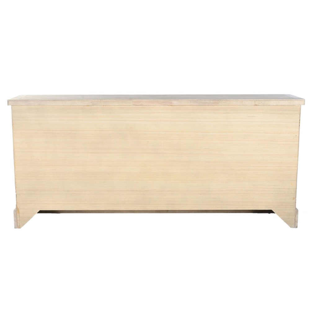 Buffet Home ESPRIT Naturel Bois Verre 180 x 40 x 82 cm