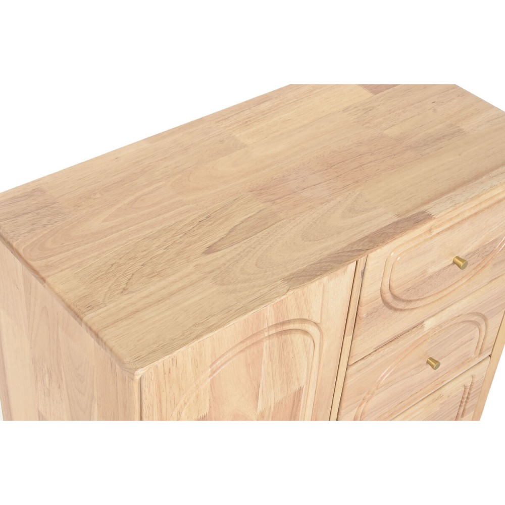 Sideboard Home ESPRIT Natural Metal Rattan Rubber wood 73,5 x 35 x 78 cm