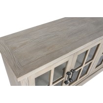 Buffet Home ESPRIT Naturel Bois Verre 180 x 40 x 82 cm