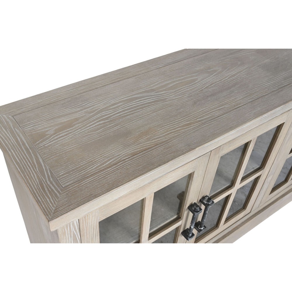 Anrichte Home ESPRIT natürlich Holz Kristall 180 x 40 x 82 cm