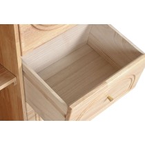 Anrichte Home ESPRIT natürlich Metall Rattan Kautschukholz 73,5 x 35 x 78 cm
