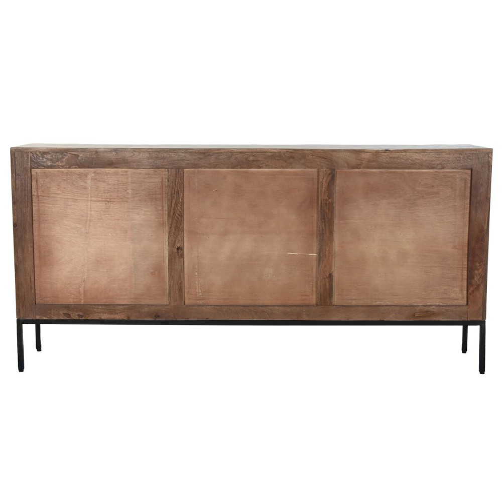 Buffet Home ESPRIT Blanc Métal Bois de manguier 180 x 40 x 85 cm
