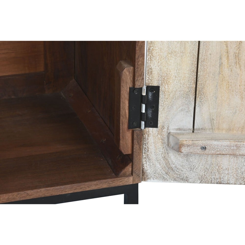 Anrichte Home ESPRIT Weiß Metall Mango-Holz 180 x 40 x 85 cm