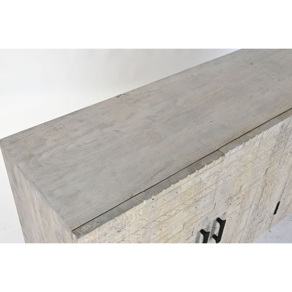 Anrichte Home ESPRIT Weiß Metall Mango-Holz 180 x 40 x 85 cm