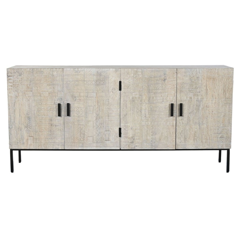 Anrichte Home ESPRIT Weiß Metall Mango-Holz 180 x 40 x 85 cm