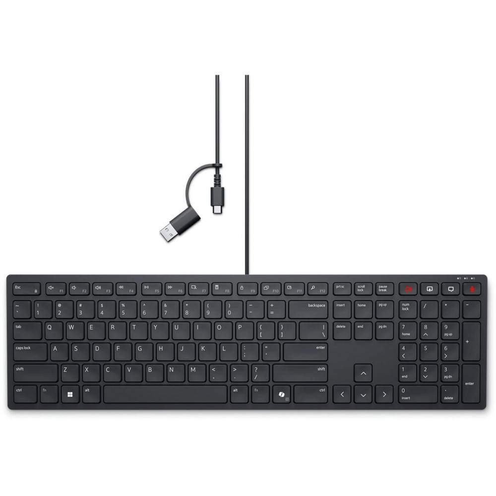 Tastatur Dell KB525C Schwarz QWERTY