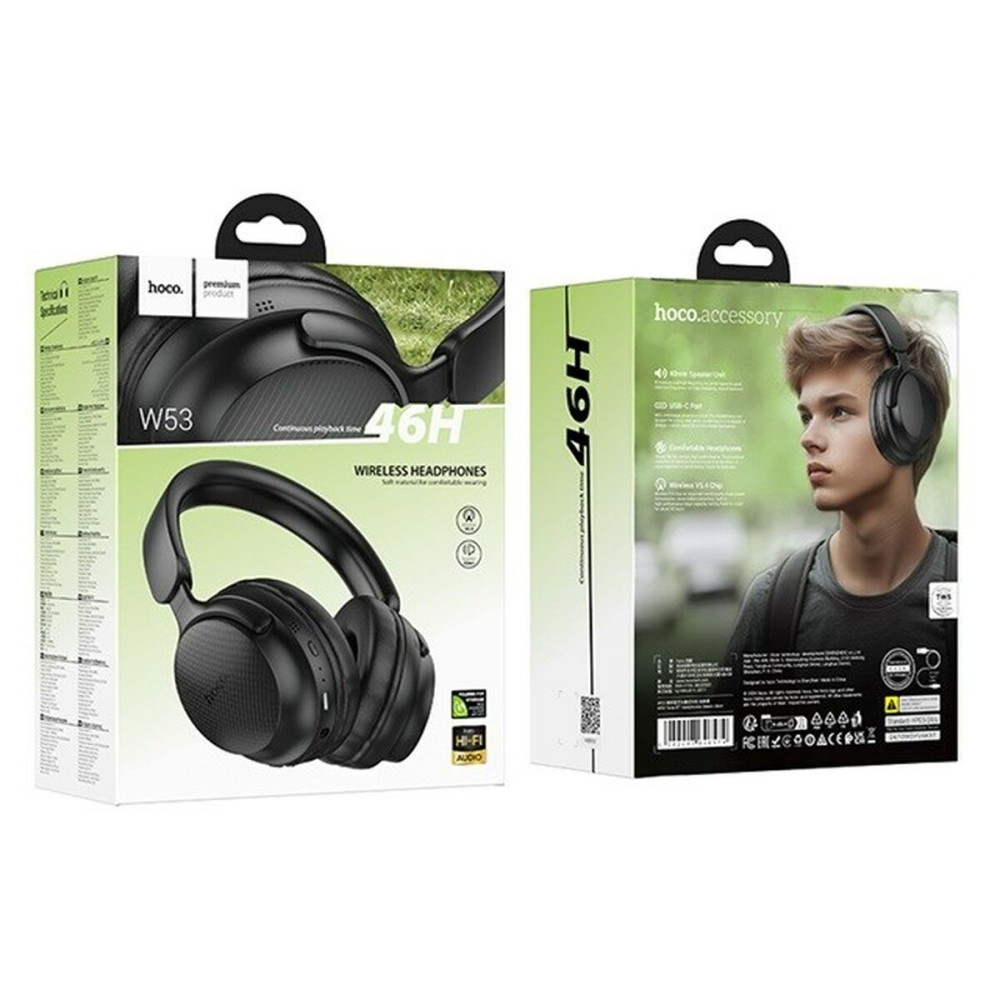 Casques Sans Fil Hoco W53 Tone Noir
