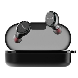 Écouteurs Sans Fil avec Étui de Charge TOZO T10S Noir