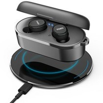 Kabellose Kopfhörer mit Ladebox TOZO T10S Schwarz