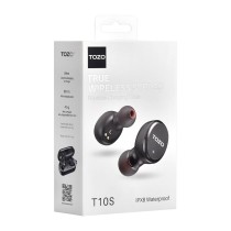 Écouteurs Sans Fil avec Étui de Charge TOZO T10S Noir