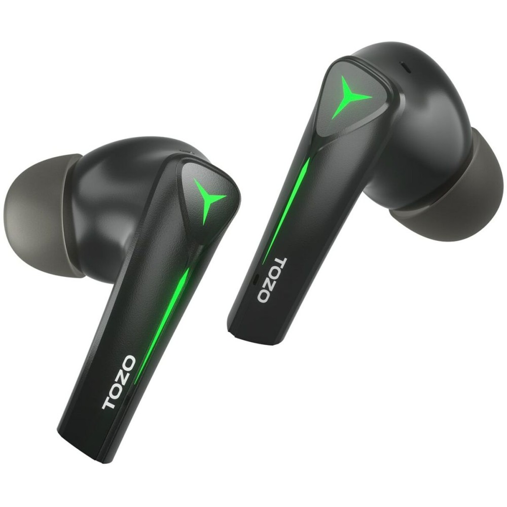 Kabellose Kopfhörer mit Ladebox TOZO Gaming Pods Schwarz