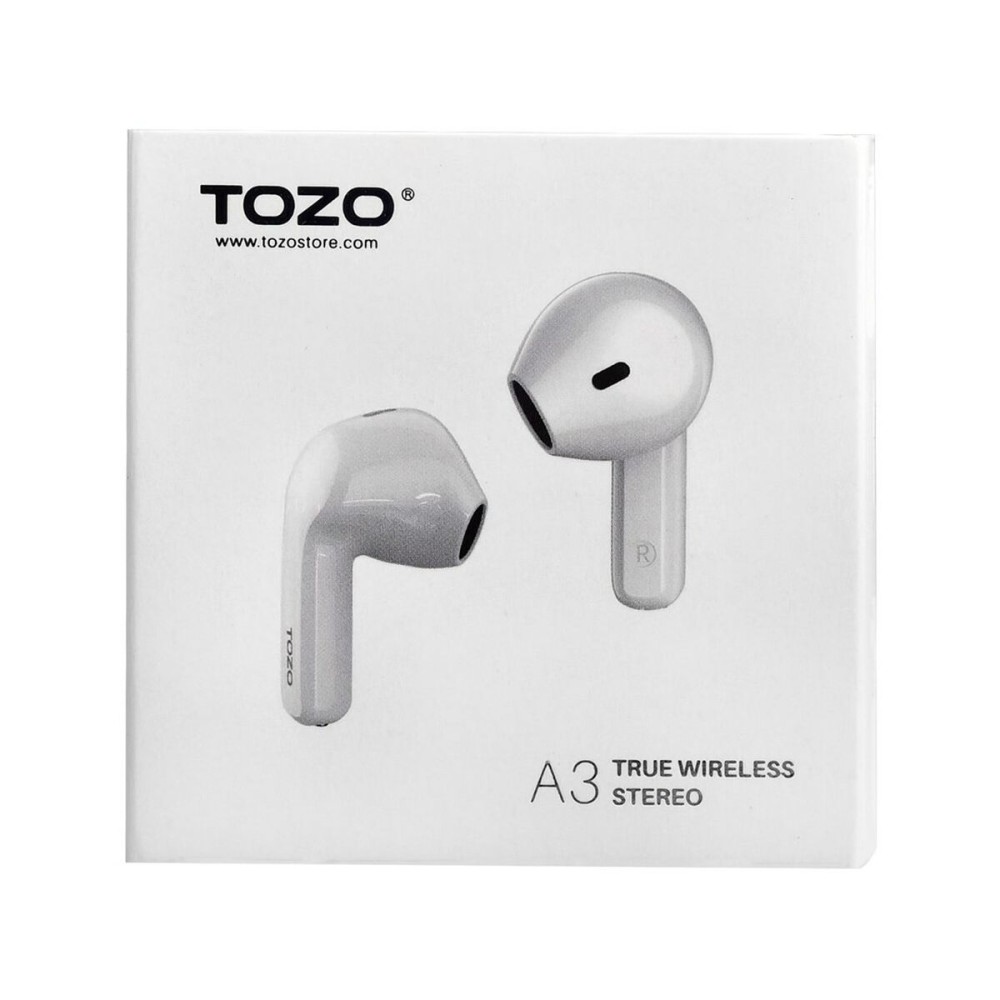 Wireless Earphones with Charging Case TOZO A3 White