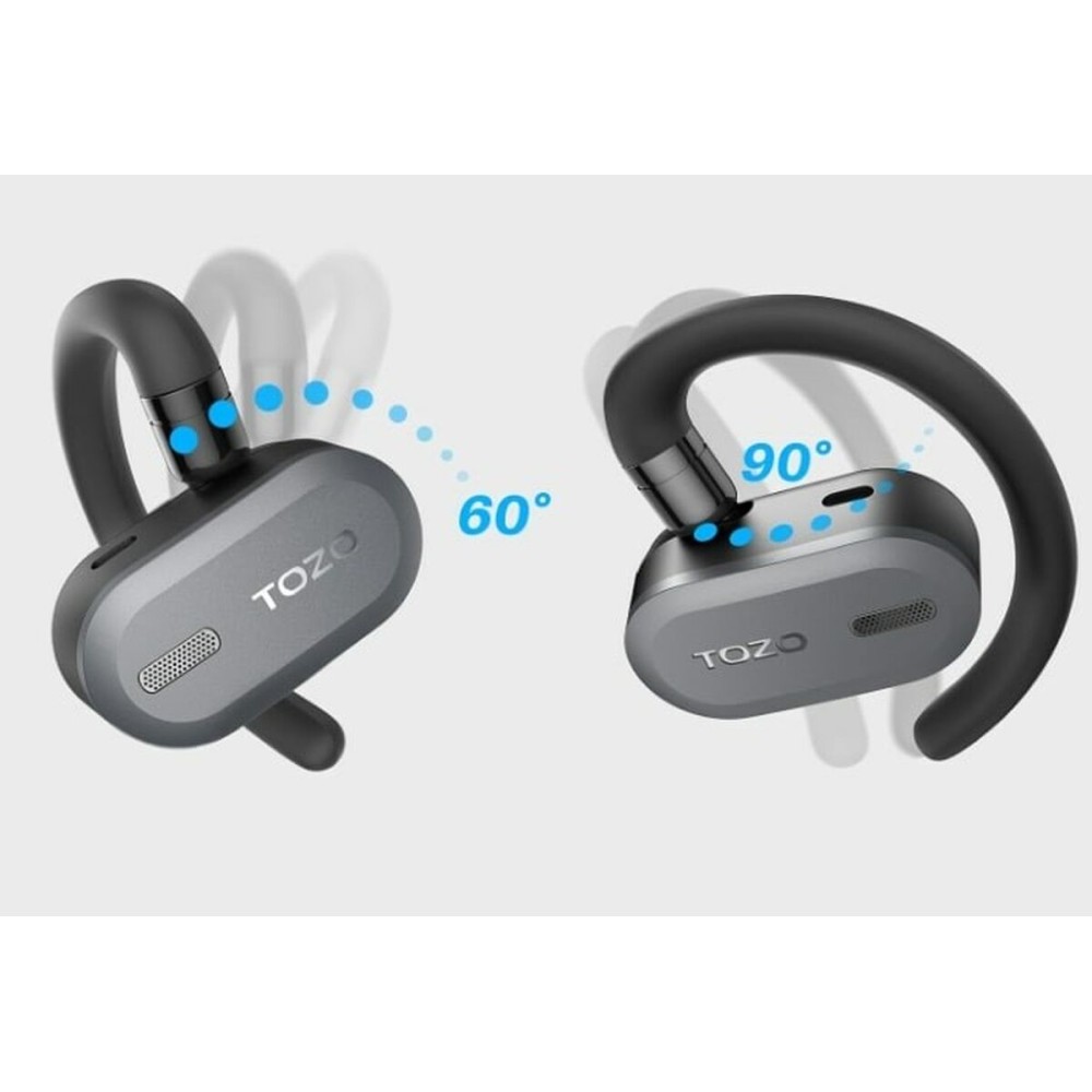 Bluetooth Kopfhörer Sport TOZO Open Buds Schwarz