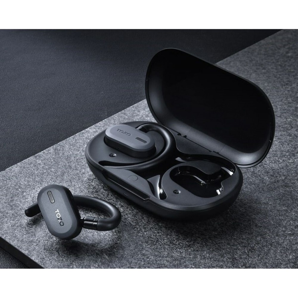 Bluetooth Kopfhörer Sport TOZO Open Buds Schwarz
