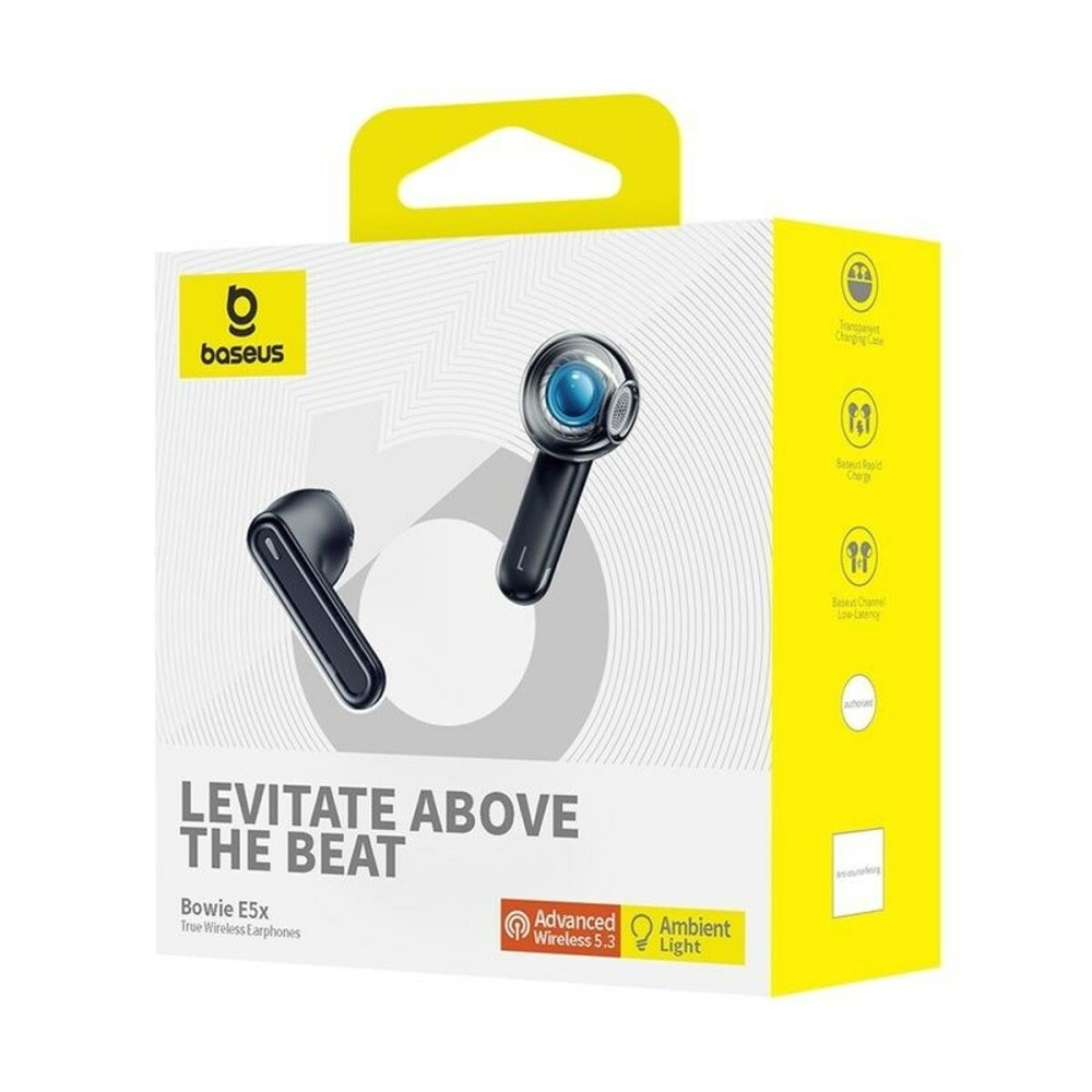 Écouteurs Sans Fil avec Étui de Charge Baseus Bowie E5X Noir
