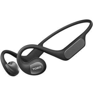 Magnetische drahtlose Kopfhörer TOZO Open Real Schwarz