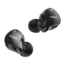 Kabellose Kopfhörer mit Ladebox TOZO T18 CRYSTAL BUDS Schwarz