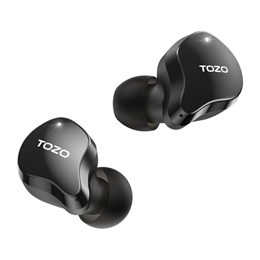 Kabellose Kopfhörer mit Ladebox TOZO T18 CRYSTAL BUDS Schwarz
