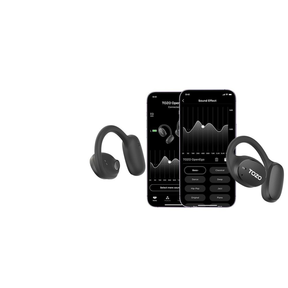 Bluetooth Kopfhörer Sport TOZO OpenEgo Schwarz