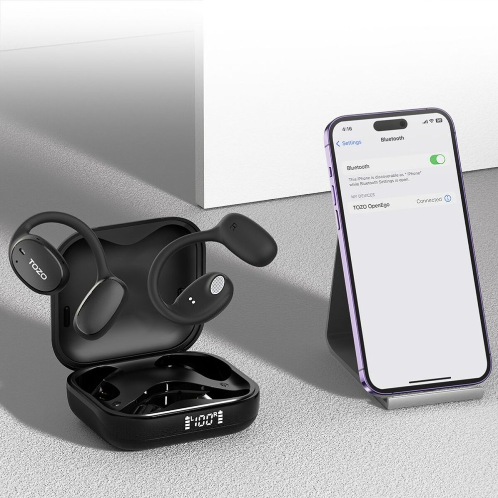 Casques Bluetooth de Sport TOZO OpenEgo Noir