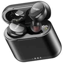 Kabellose Kopfhörer mit Ladebox TOZO T6S Schwarz