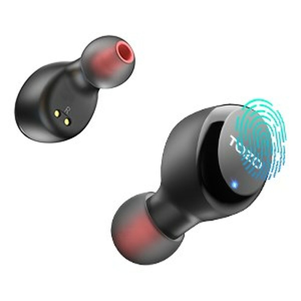 Écouteurs Sans Fil avec Étui de Charge TOZO T6S Noir