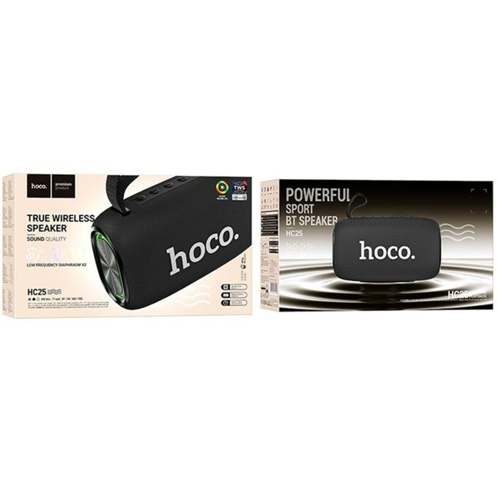Tragbare Bluetooth-Lautsprecher Hoco HC25 Radiante Schwarz 20 W