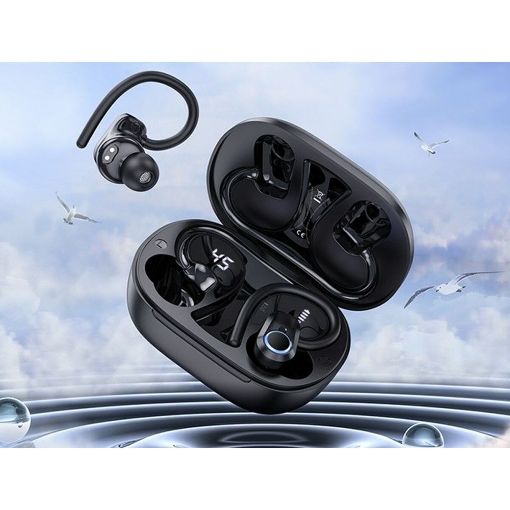 Écouteurs Sans Fil avec Étui de Charge Hoco EQ8 Pure Joy Noir