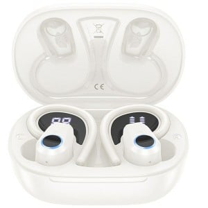 Wireless Earphones with Charging Case Hoco EQ8 Pure Joy White