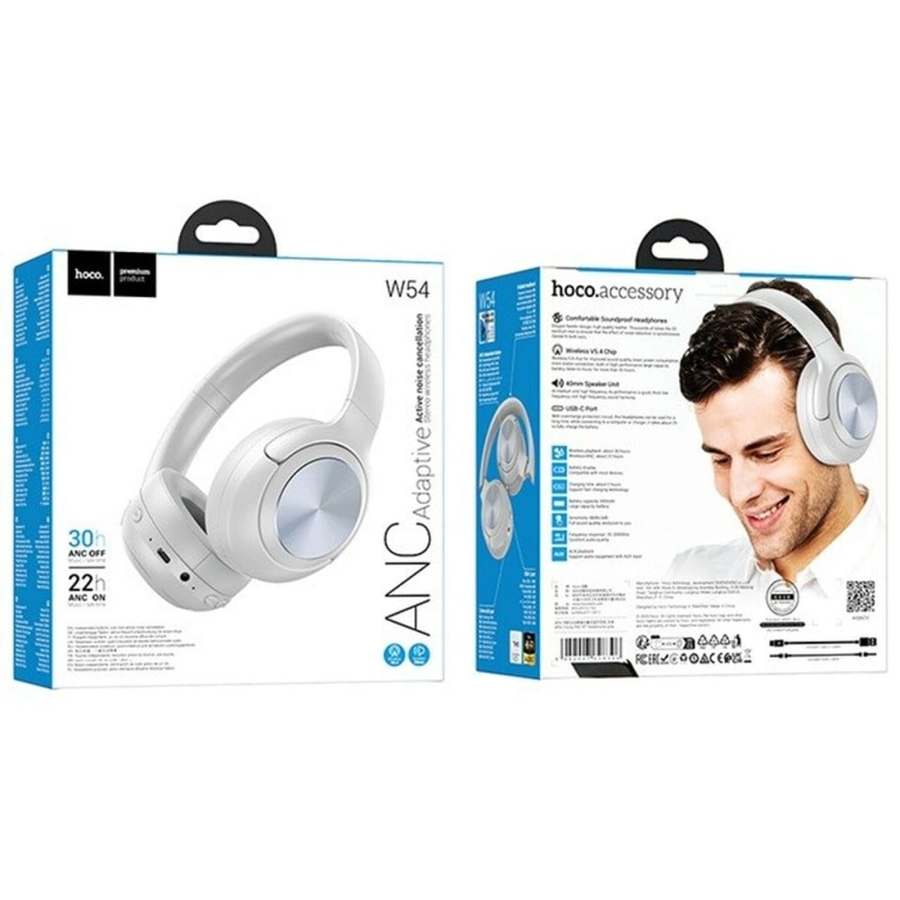 Casques Sans Fil Hoco W54 Young Gris